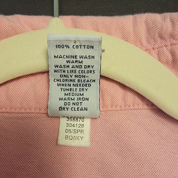 Gap pink button up short sleeve shirt - Picture 6 of 6